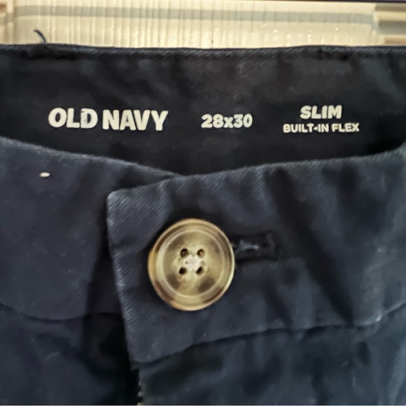 Old Navy Blue Chinos Classic Straight-Leg - Picture 2 of 2